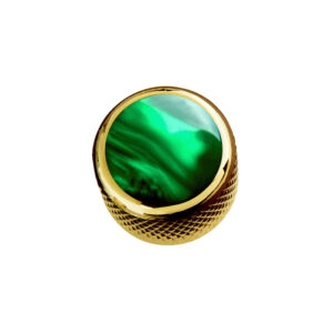 Acrylic Green Pearl on Dome Knob-Gold-0