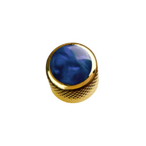 Acrylic Blue Pearl on Mini-Dome Knob-0