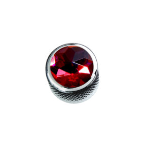 Red Crystal on Mini-Dome Knob_Chrome-0