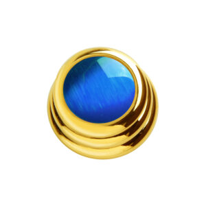 Blue Catseye on Ringo Knob-0