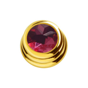 Pink Crystal on Ringo Knob -0