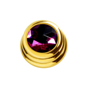 Purple Crystal on Ringo Knob-0